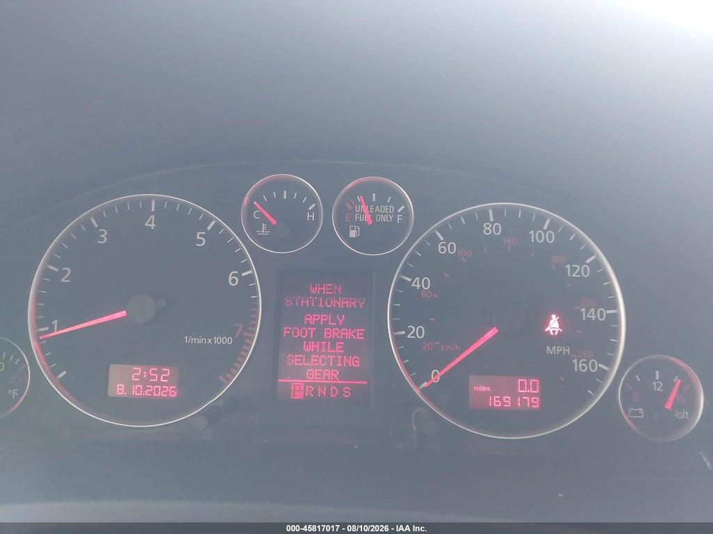 WAUCD64B24N089723 2004 AUDI A6 photo no. 7