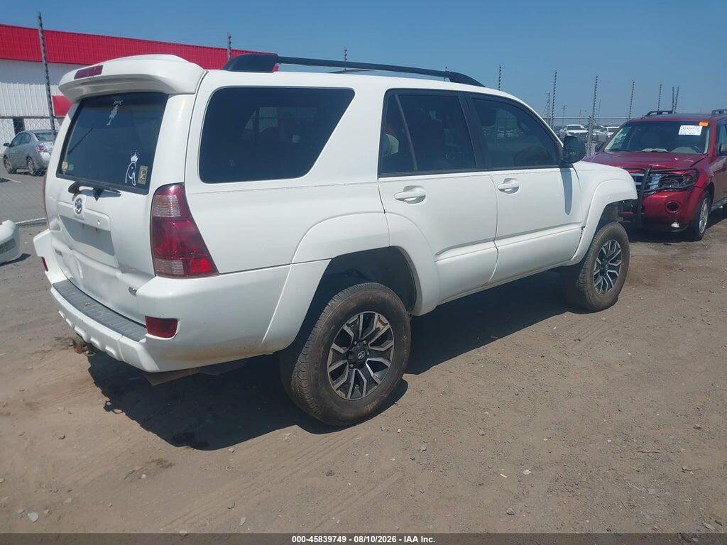 JTEBU17R958030321 2005 TOYOTA 4RUNNER photo no. 4