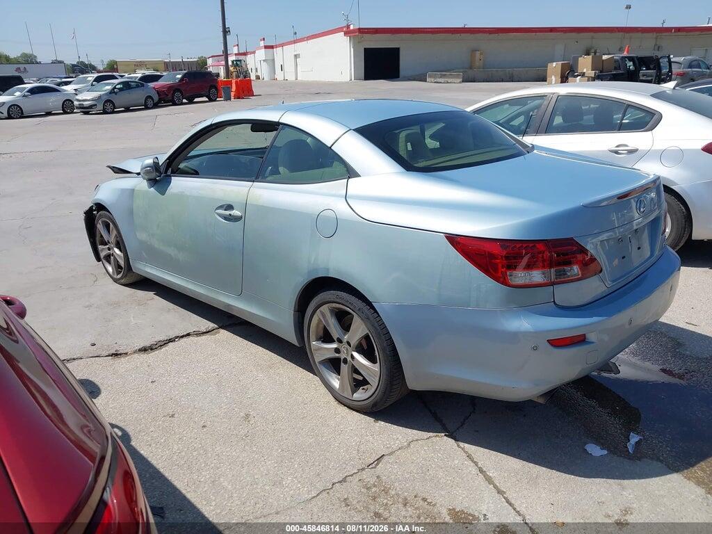 JTHFF2C27A2512411 2010 LEXUS IS 250C photo no. 3