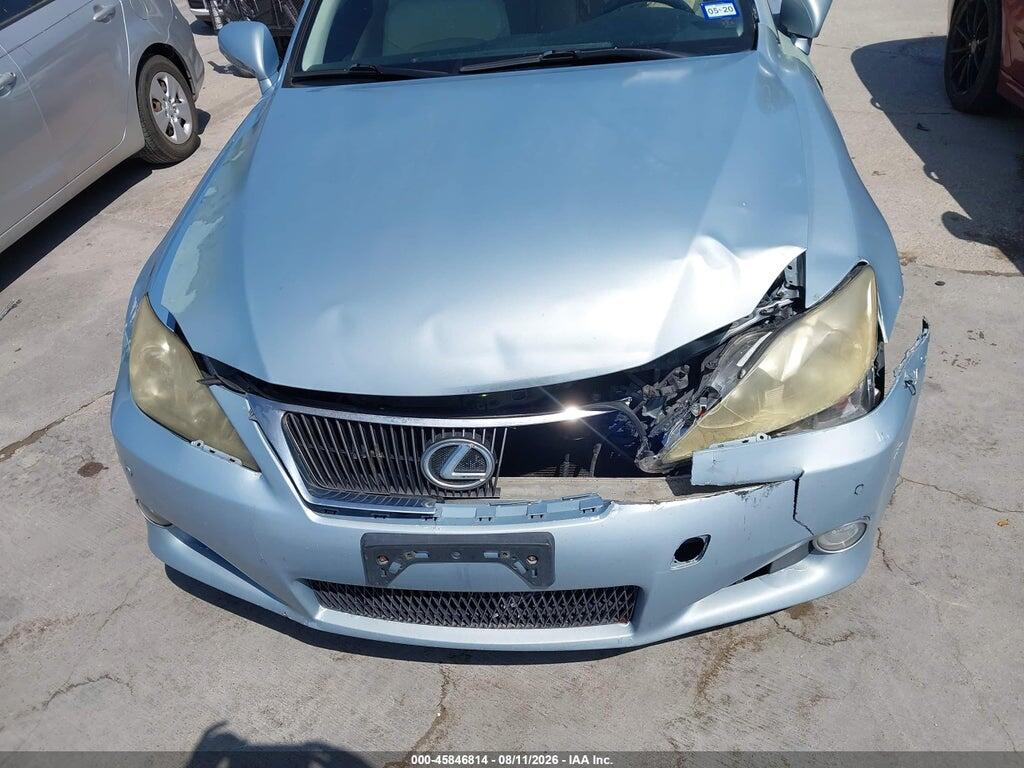 JTHFF2C27A2512411 2010 LEXUS IS 250C photo no. 6