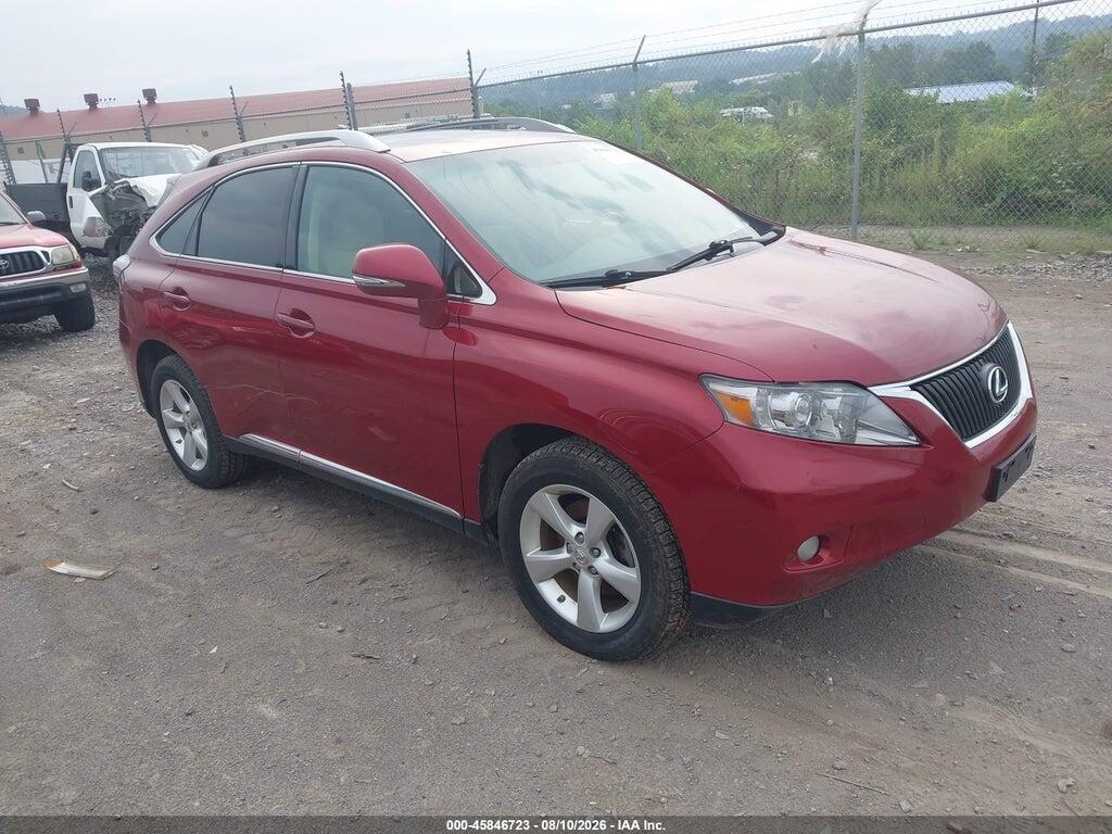 2T2BK1BA7AC028749 2010 LEXUS RX 350 photo no. 1