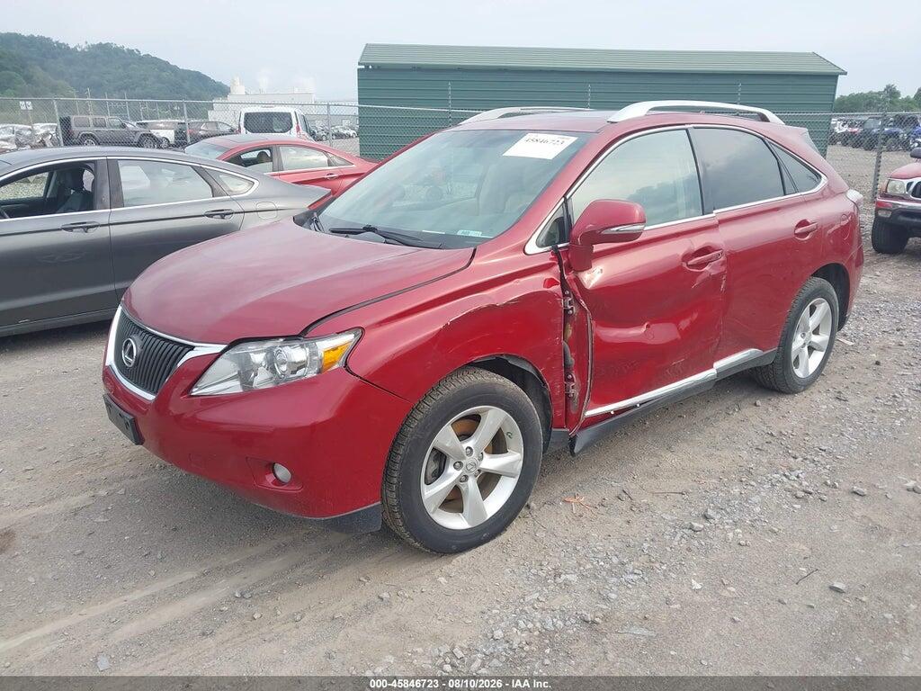 2T2BK1BA7AC028749 2010 LEXUS RX 350 photo no. 2