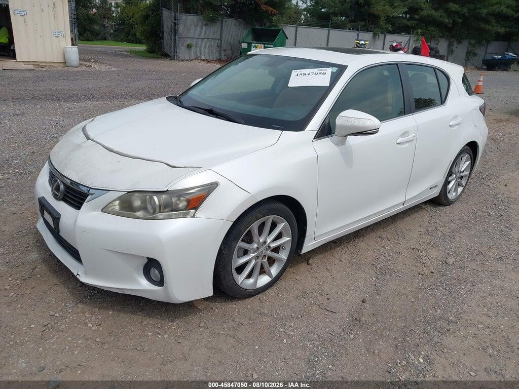 JTHKD5BH9C2055289 2012 LEXUS CT 200H photo no. 2