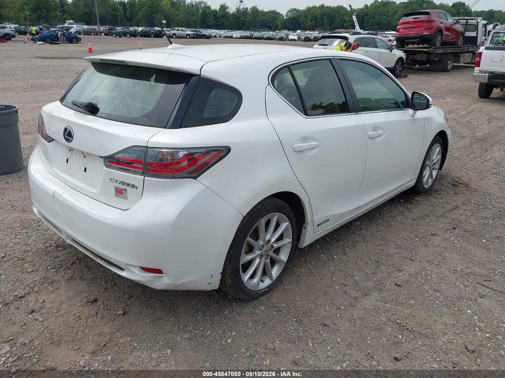 JTHKD5BH9C2055289 2012 LEXUS CT 200H photo no. 4