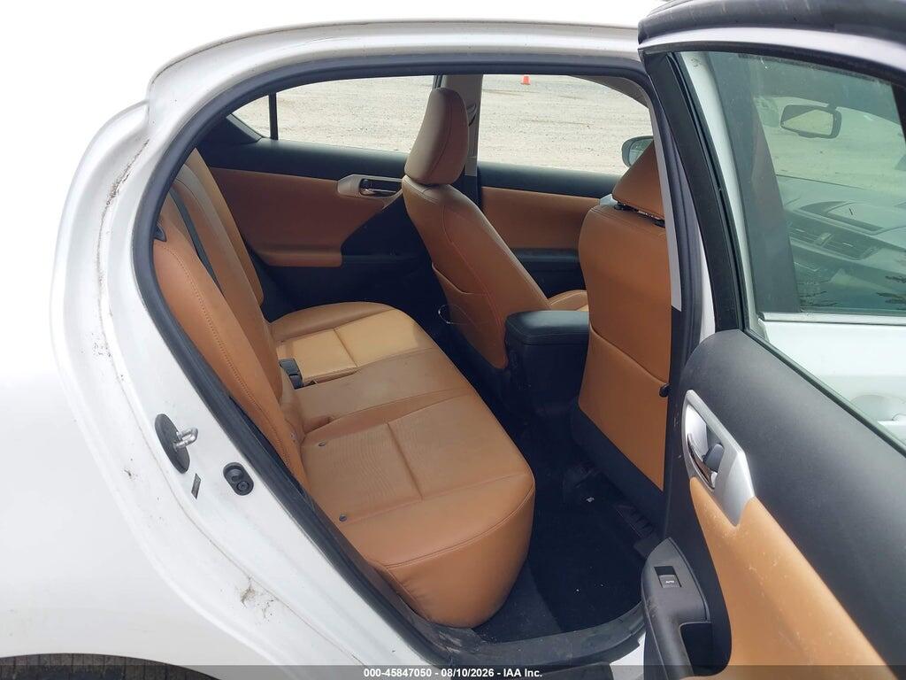 JTHKD5BH9C2055289 2012 LEXUS CT 200H photo no. 8