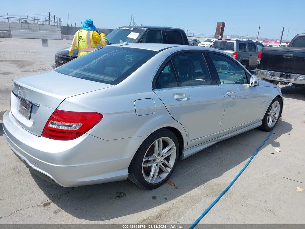 WDDGF4HB1CA674849 2012 MERCEDES-BENZ C 250 photo no. 4
