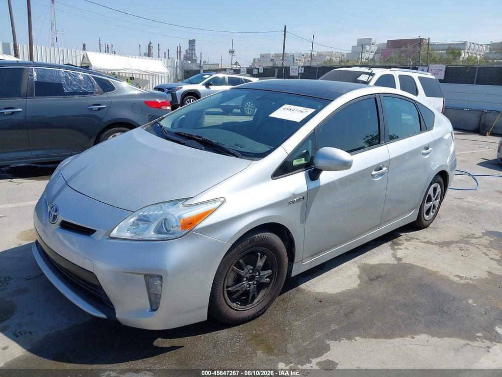 JTDKN3DU3D5558135 2013 TOYOTA PRIUS photo no. 2