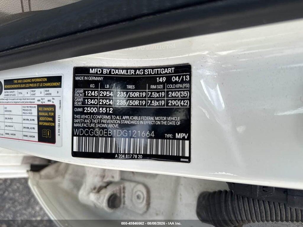 2013 MERCEDES-BENZ GLK 250 BLUETEC — Фото 9 из 10