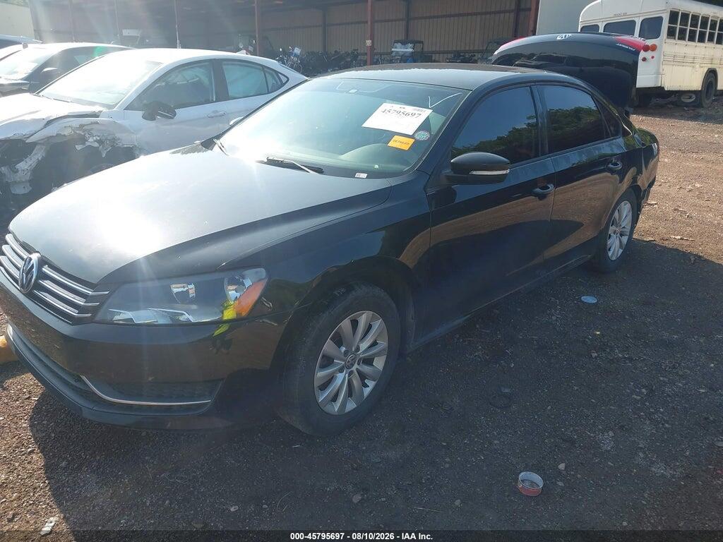 1VWAH7A31DC073801 2013 VOLKSWAGEN PASSAT photo no. 2