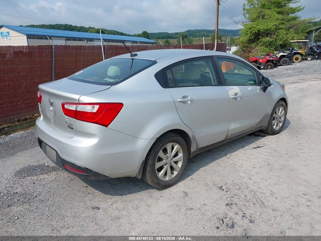 KNADN4A35D6242365 2013 KIA RIO photo no. 4