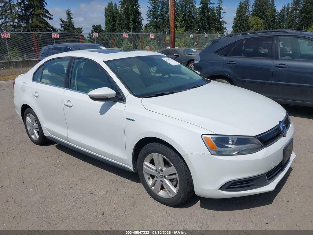 2014 VOLKSWAGEN JETTA HYBRID 3VW637AJ8EM214527