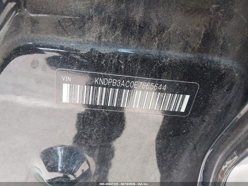 KNDPB3AC0E7665644 2014 KIA SPORTAGE photo no. 9