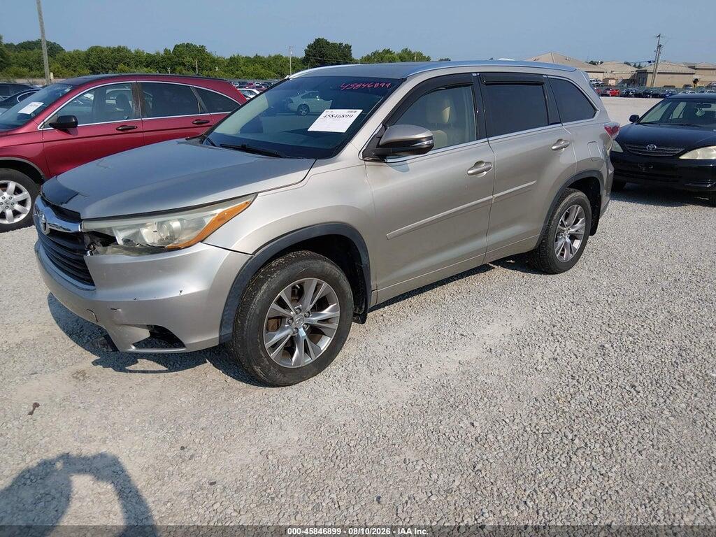5TDKKRFH4ES005419 2014 TOYOTA HIGHLANDER photo no. 2