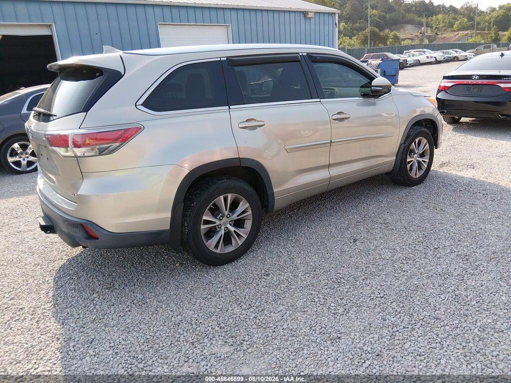 5TDKKRFH4ES005419 2014 TOYOTA HIGHLANDER photo no. 4