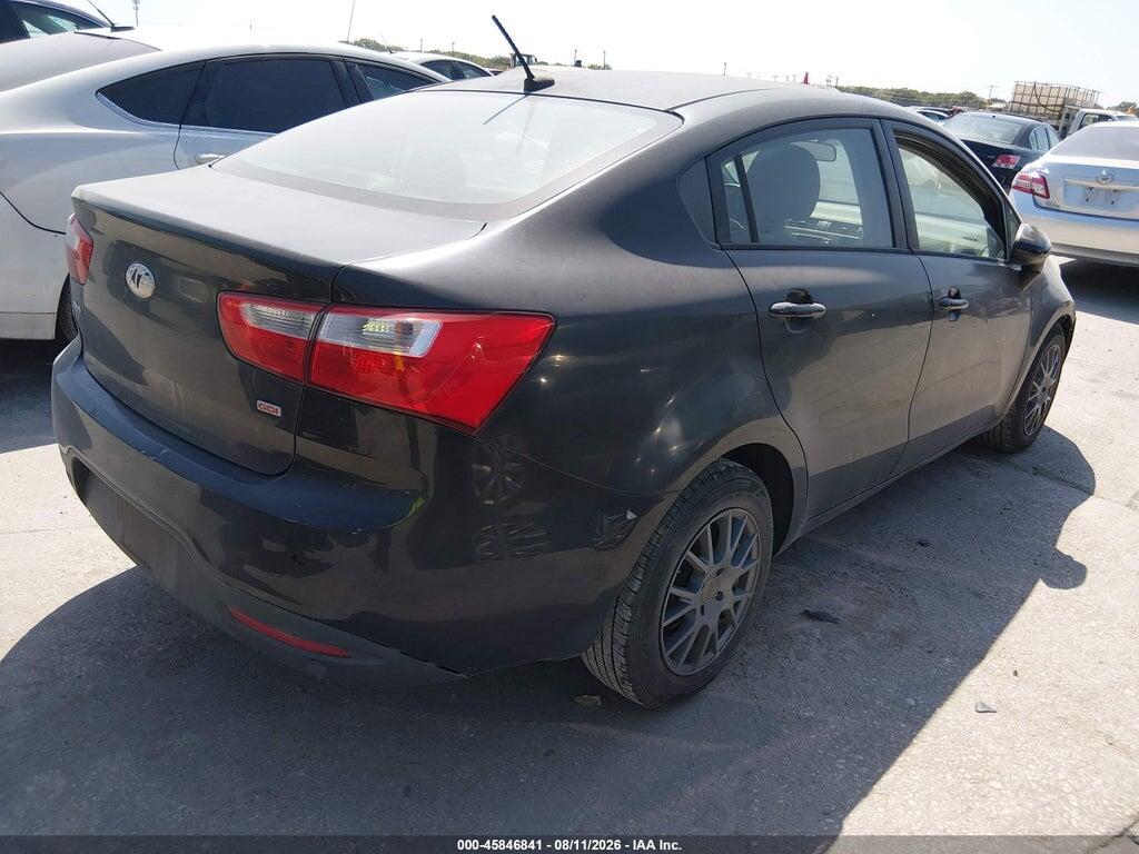 KNADM4A31E6349501 2014 KIA RIO photo no. 4