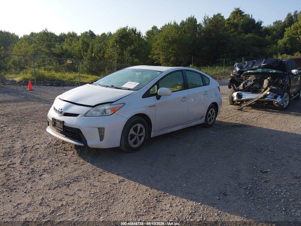 JTDKN3DU9E1748613 2014 TOYOTA PRIUS photo no. 2