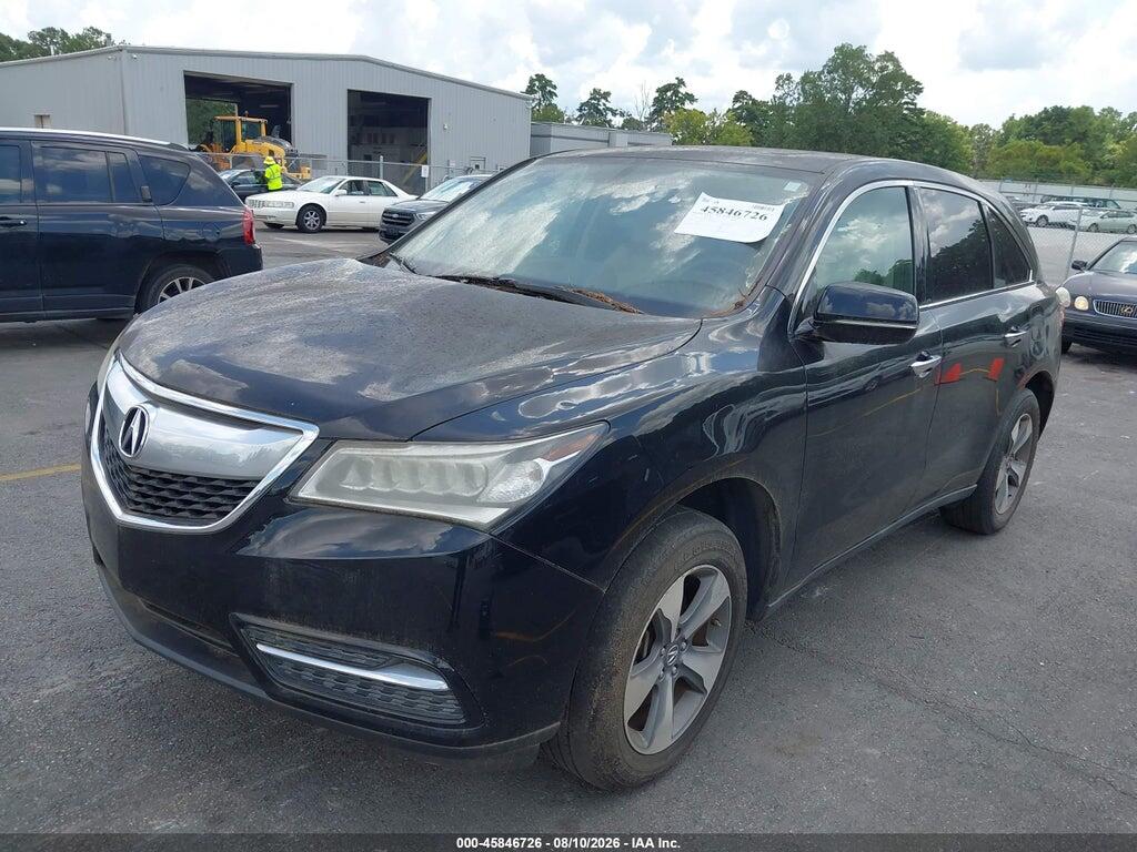 5FRYD3H26EB019920 2014 ACURA MDX photo no. 2