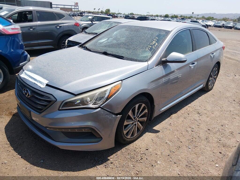 5NPE34AF3FH181467 2015 HYUNDAI SONATA photo no. 2