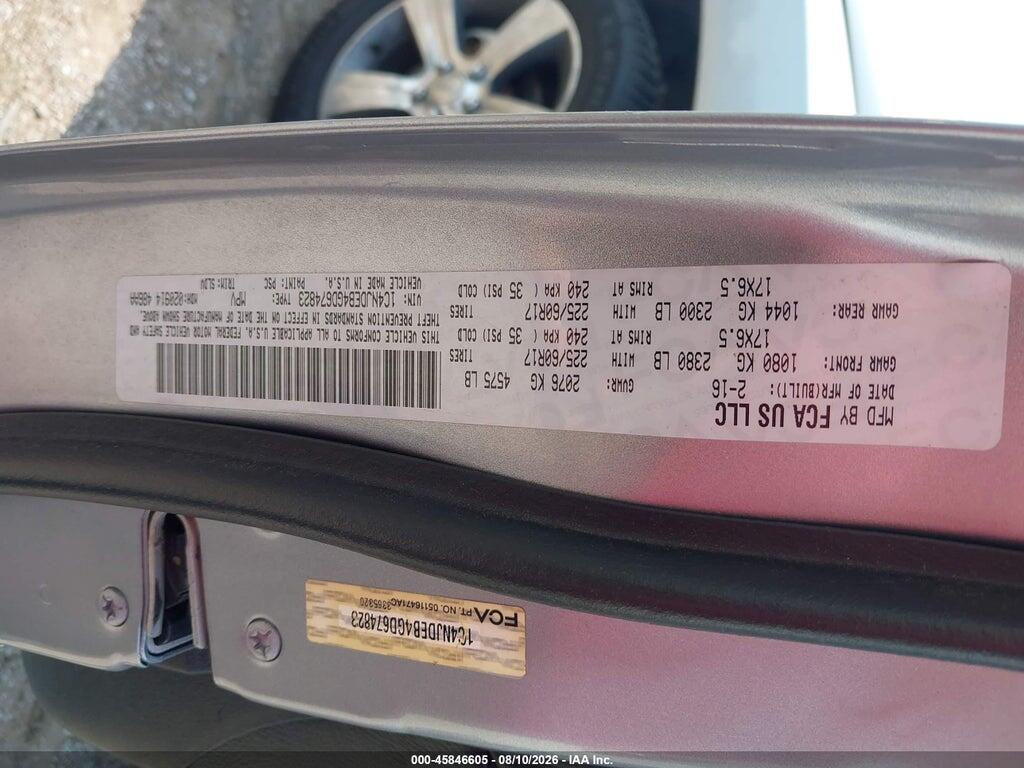 1C4NJDEB4GD674823 2016 JEEP COMPASS photo no. 9