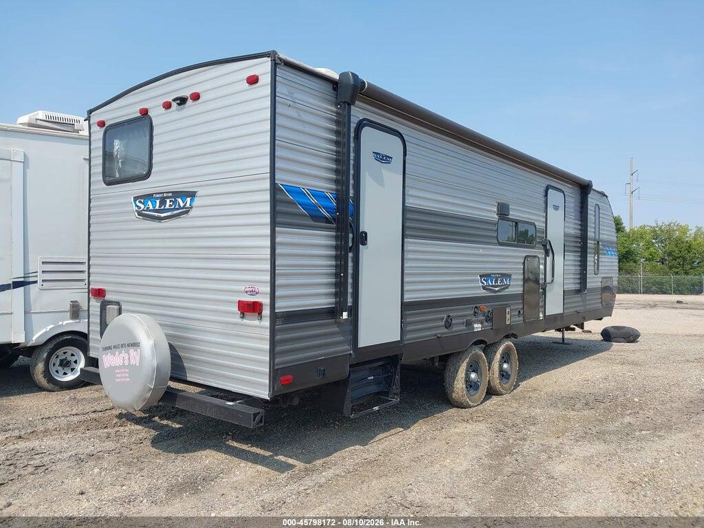 4X4TSMB29NA331815 2022 FOREST RIVER SALEM TRAVEL TRAILER photo no. 4