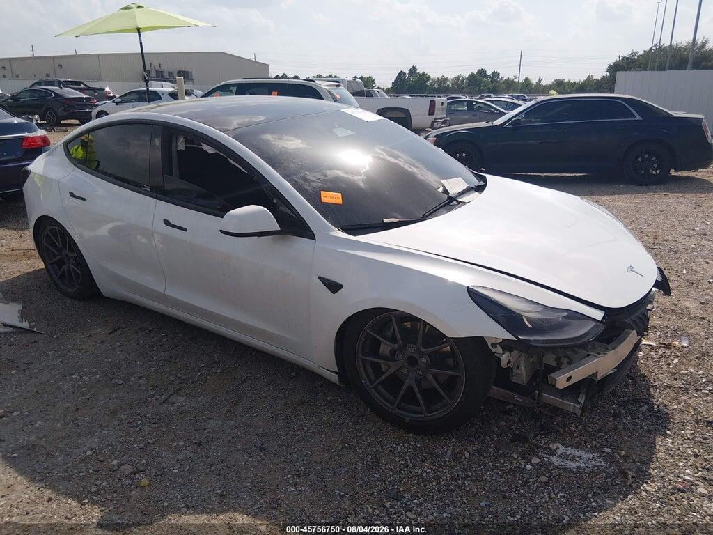 5YJ3E1EA1NF160581 2022 TESLA MODEL 3 photo no. 1