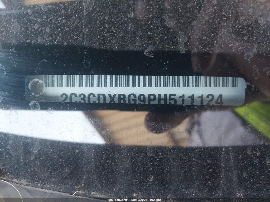 2C3CDXBG9PH511124 2023 DODGE CHARGER photo no. 9