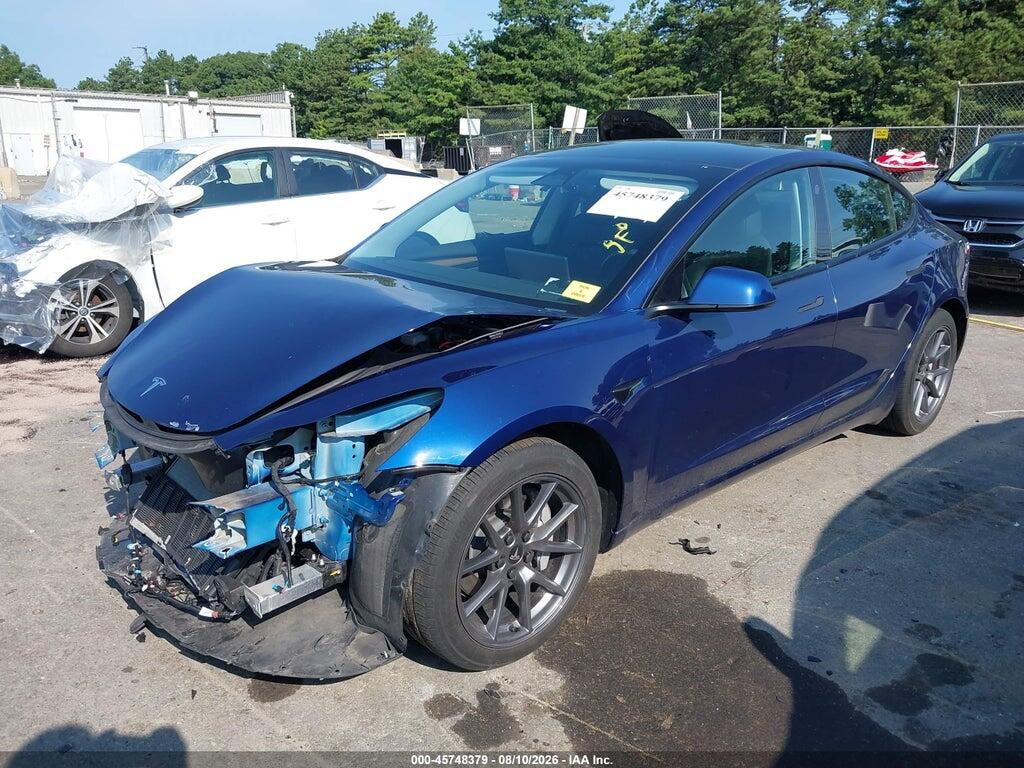 5YJ3E1EB3PF677392 2023 TESLA MODEL 3 photo no. 2