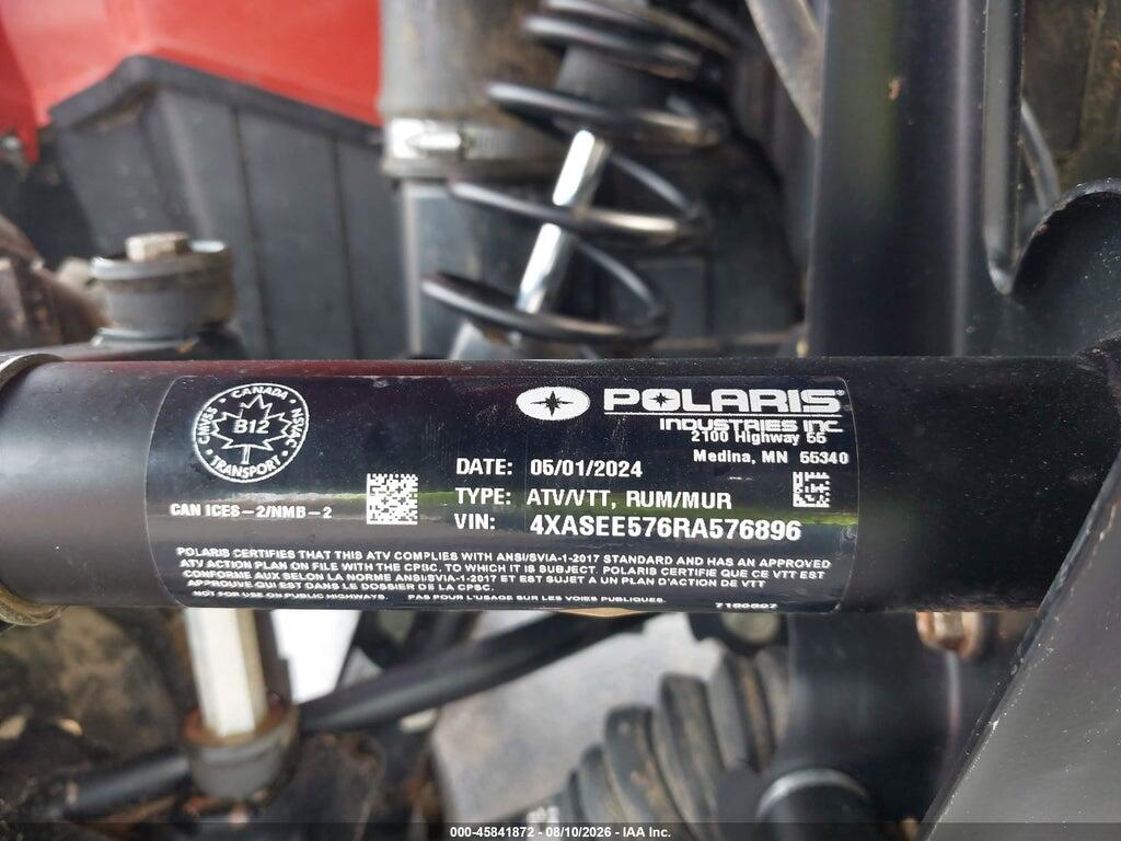 4XASEE576RA576896 2024 POLARIS SPORTSMAN photo no. 10