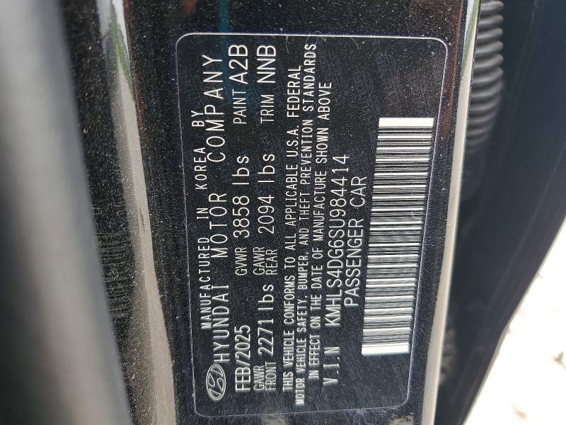 KMHLS4DG6SU984414 2025 HYUNDAI ELANTRA photo no. 12