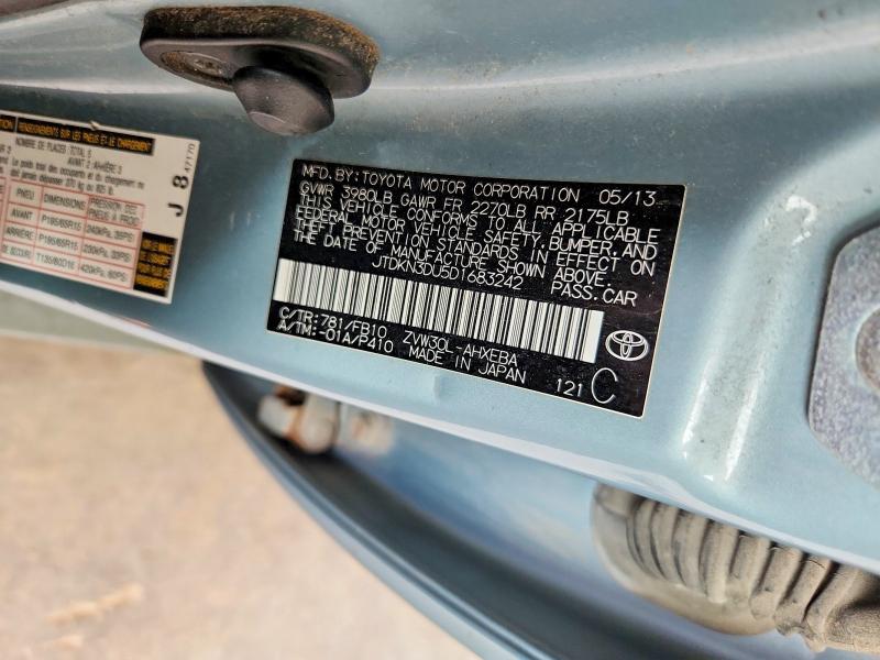 2013 TOYOTA PRIUS TWO — Фото 12 из 12