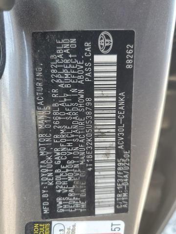 2005 TOYOTA CAMRY LE — Фото 13 из 13