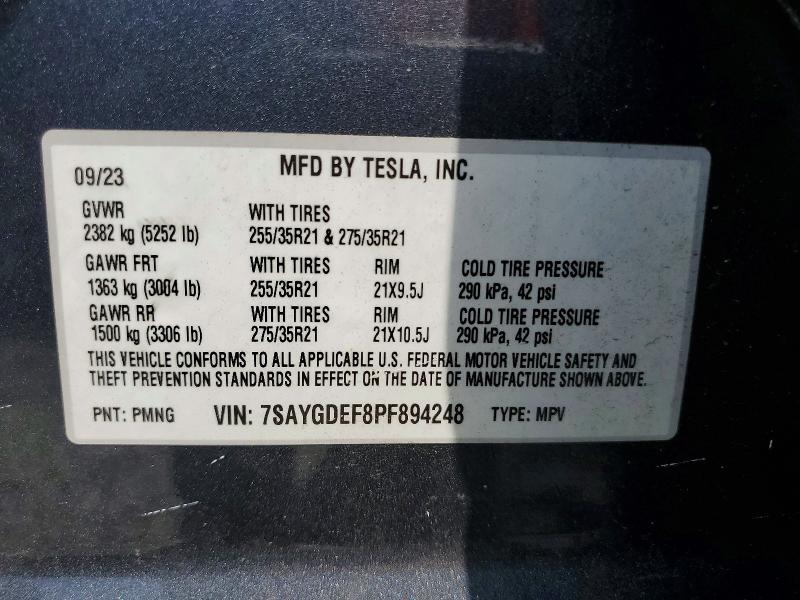 2023 TESLA MODEL Y — Фото 12 из 12