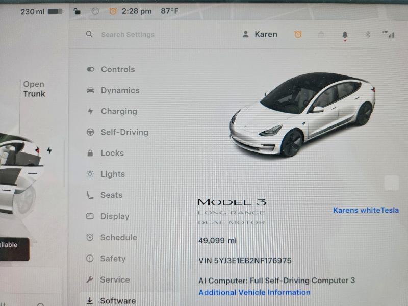 2022 TESLA MODEL 3 — Фото 9 из 12