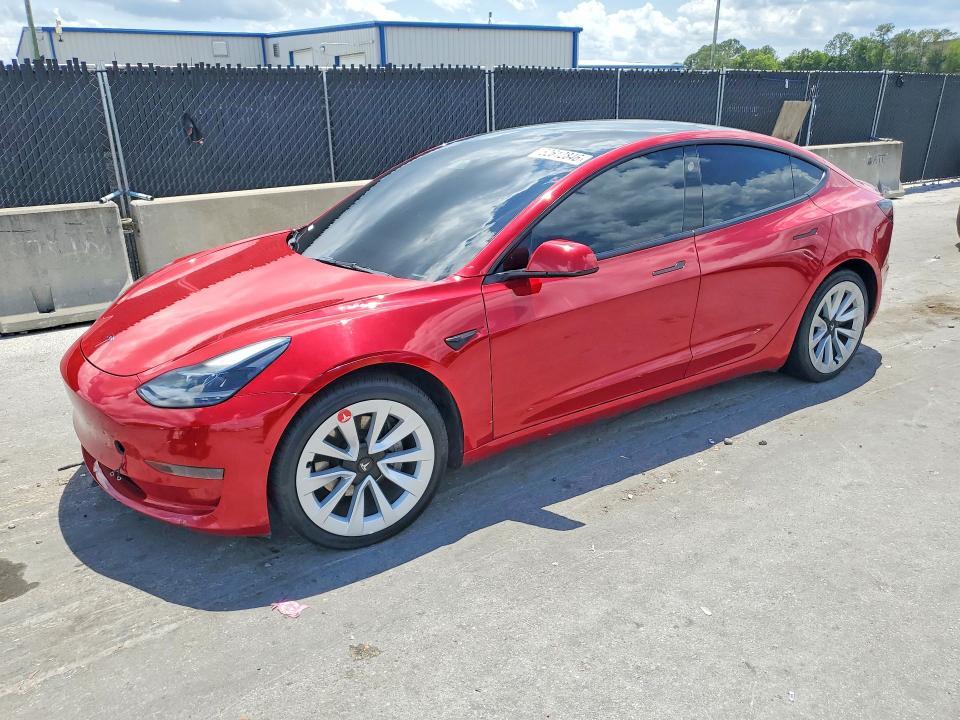 5YJ3E1EA2NF186798 2022 TESLA MODEL 3 photo no. 1