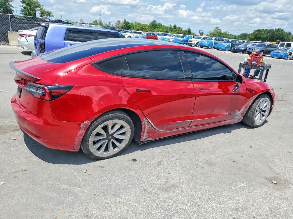 5YJ3E1EA2NF186798 2022 TESLA MODEL 3 photo no. 3