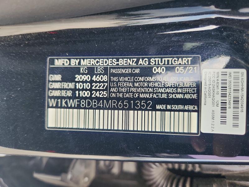 2021 MERCEDES-BENZ C 300 — Фото 12 из 12