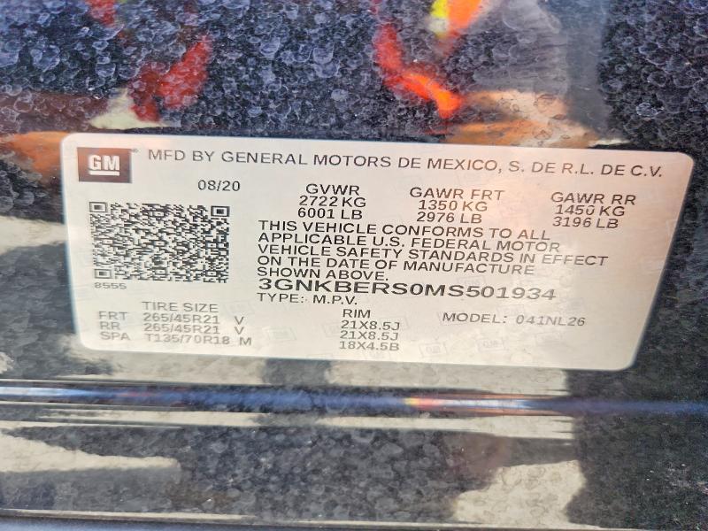2021 CHEVROLET BLAZER RS — Фото 13 из 13