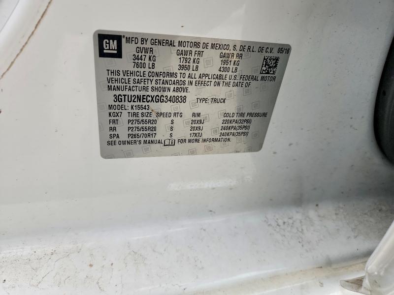 2016 GMC SIERRA K1500 SLT — Фото 12 из 12
