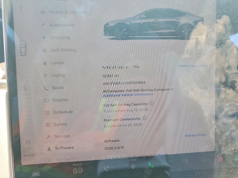 2025 TESLA MODEL S — Фото 9 из 12