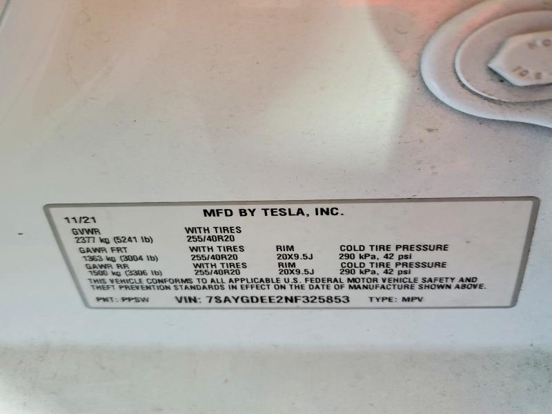 2022 TESLA MODEL Y — Фото 14 из 14