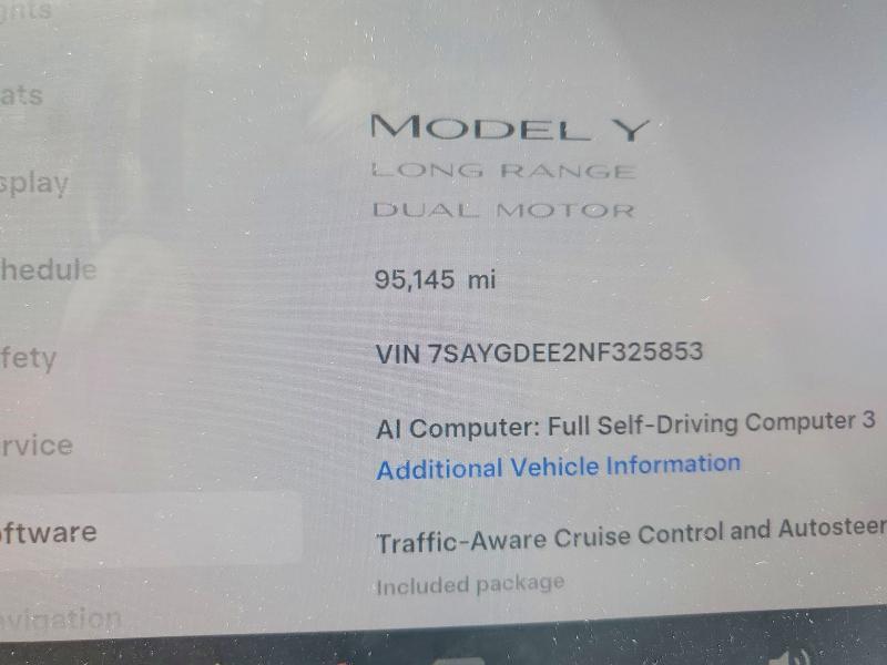 2022 TESLA MODEL Y — Фото 9 из 14