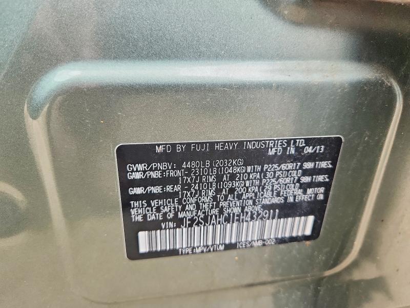 2014 SUBARU FORESTER 2.5I LIMITED — Фото 13 из 13