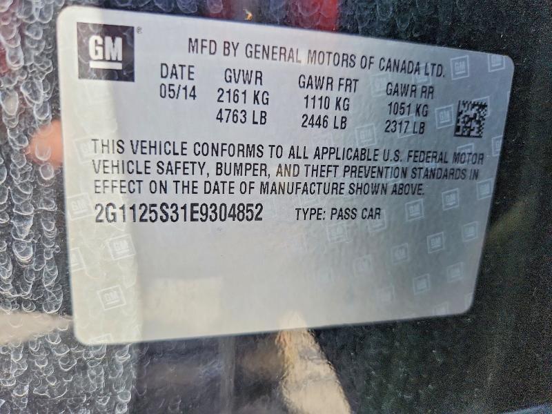 2G1125S31E9304852 2014 CHEVROLET IMPALA photo no. 12