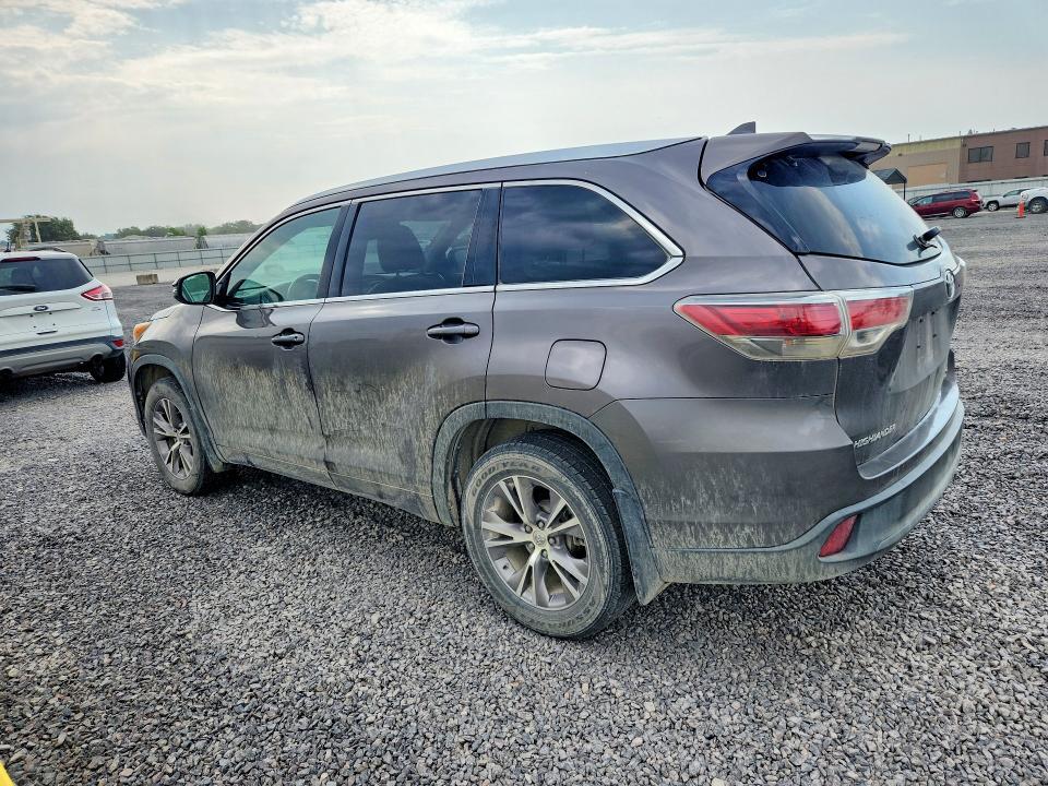 2014 TOYOTA HIGHLANDER XLE — Фото 2 из 13