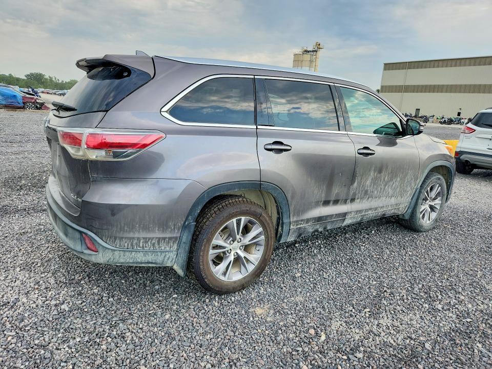 2014 TOYOTA HIGHLANDER XLE — Фото 3 из 13
