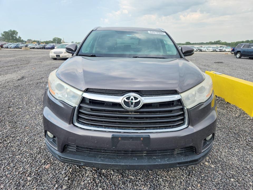 2014 TOYOTA HIGHLANDER XLE — Фото 5 из 13