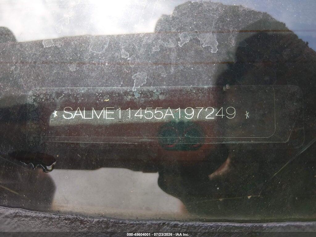 SALME11455A197249 2005 LAND ROVER RANGE ROVER photo no. 9