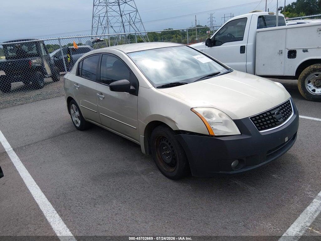 3N1AB61E38L702665 2008 NISSAN SENTRA photo no. 1