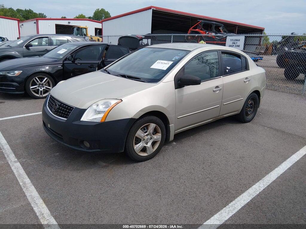 3N1AB61E38L702665 2008 NISSAN SENTRA photo no. 2