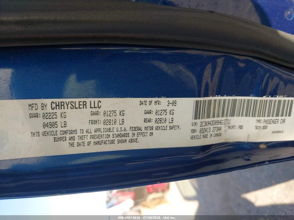 2C3KA43D09H612711 2009 CHRYSLER 300 photo no. 9